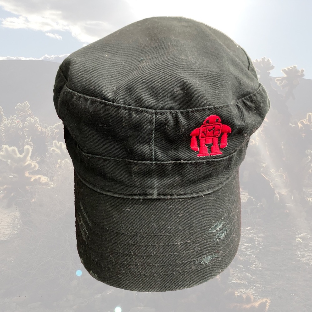 Maker Faire Distressed Military Hat